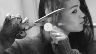 cut off her long hair fetish Big clit muscle pic